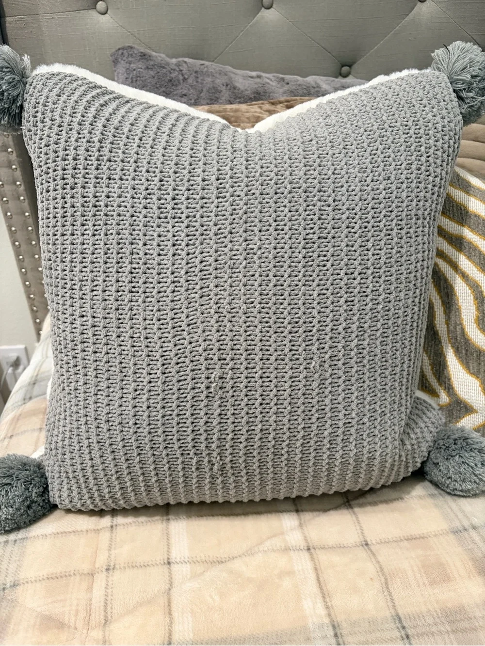 Ugg Ribbed Knit Decorative Pillows Set of 2